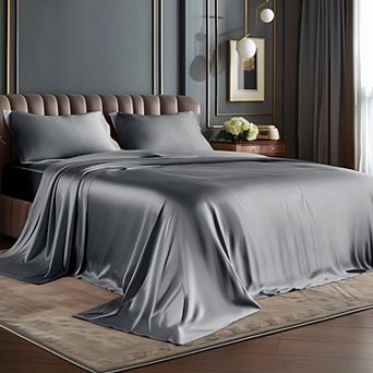 3 pc Twin XL Satin Bed Sheet Set Hair Skin Soft Luxury