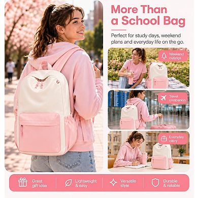 School Backpack Women Laptop Bookbag