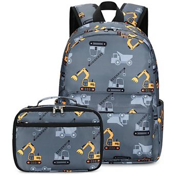 2-in-1 School Backpack Lunch Box Set