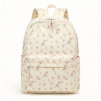 Corduroy Laptop Backpack Women Teen School Daypack