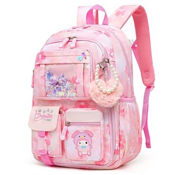 17” School Bag Multiple Pockets Splash-proof Backpack