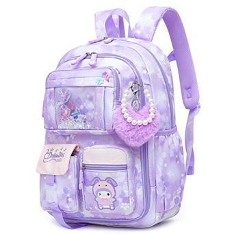 17” School Bag Multiple Pockets Splash-proof Backpack