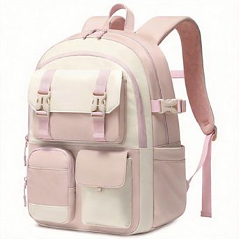 15.6" Schoolpack Teen Student Bookbag Cup Holder