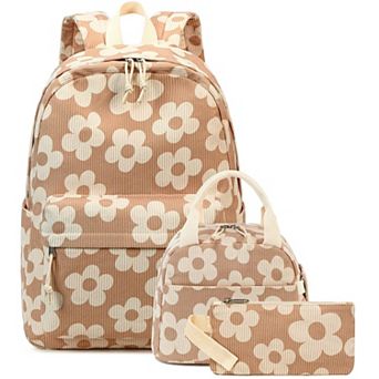 3 in 1 Schoolpack Set Laptop Bookbag Lunch Tote Pencil Case