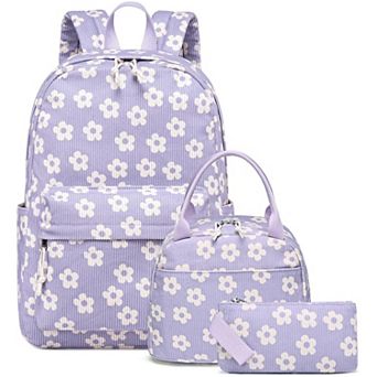 3 in 1 Schoolpack Set Laptop Bookbag Lunch Tote Pencil Case