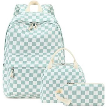 3 in 1 Schoolpack Set Laptop Bookbag Lunch Tote Pencil Case
