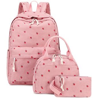 3 in 1 Schoolpack Set Laptop Bookbag Lunch Tote Pencil Case