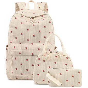 3 in 1 Schoolpack Set Laptop Bookbag Lunch Tote Pencil Case