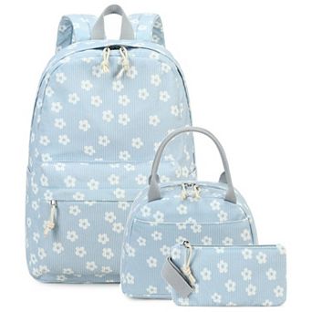 3 in 1 Schoolpack Set Laptop Bookbag Lunch Tote Pencil Case
