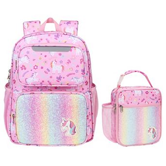 15" 2-in-1 Backpack Lunch Box Kids School
