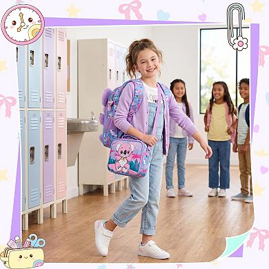 3-in-1 Schoolpack Lunch Bag Koala Purple Elementary
