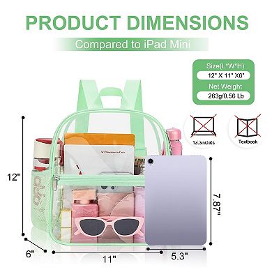 Clear Stadium Bag Adjustable Strap