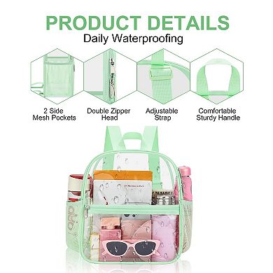 Clear Stadium Bag Adjustable Strap