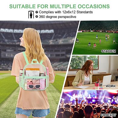 Clear Stadium Bag Adjustable Strap