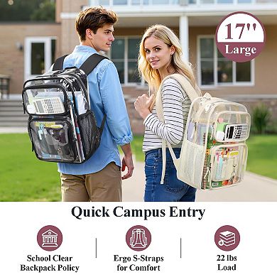 17" School Bookbag Heavy Duty