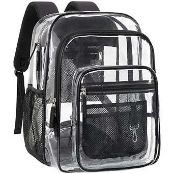 18" School Bookbag Heavy Duty PVC Laptop Bag Padded Straps