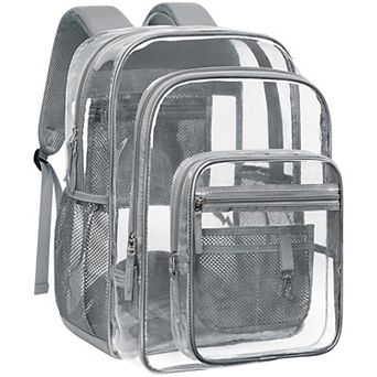 18" School Bookbag Heavy Duty PVC Laptop Bag Padded Straps