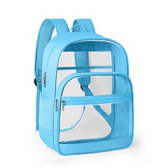 Heavy Duty Transparent Bookbag School College Travel Security