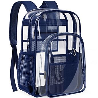 Transparent PVC Bookbag Security Bag School backpack