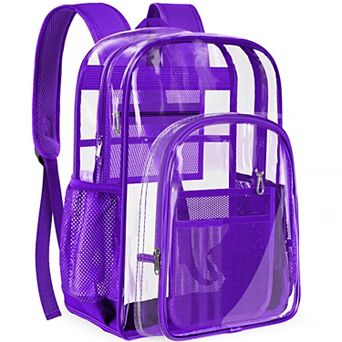 Transparent PVC Bookbag Security Bag School backpack