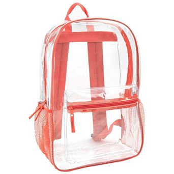 Heavy Duty Backpack Padded Straps Side Pockets Stadium Approved