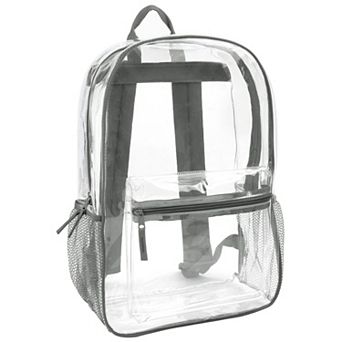 Heavy Duty Backpack Padded Straps Side Pockets Stadium Approved