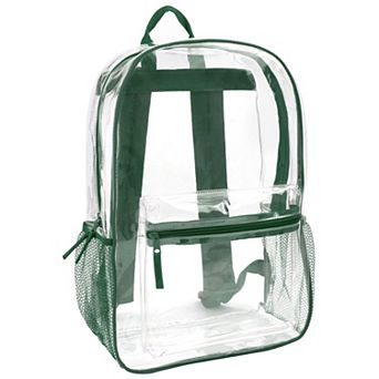 Heavy Duty Backpack Padded Straps Side Pockets Stadium Approved