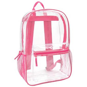 Heavy Duty Backpack Padded Straps Side Pockets Stadium Approved