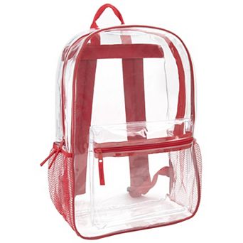 Heavy Duty Backpack Padded Straps Side Pockets Stadium Approved