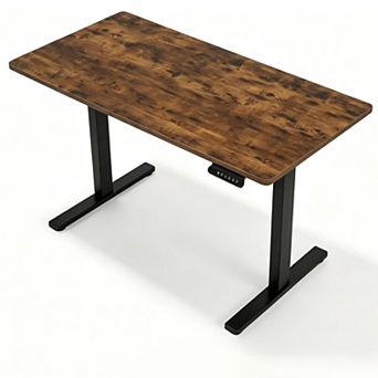 47×24 Inch Electric Height Adjustable 2-Fold Sit-Stand Desk