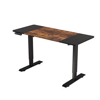 KTMBDW Height Adjustable Electric Standing Desk, Sit Stand up Desk, Memory Computer Home Office Desk