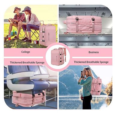 Travel Laptop Backpack 15.6 Inch Expandable Business Bag 40L Cabin