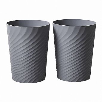 Compact Plastic Waste Bin Modern Decor Multi Use For Home Office Dorm