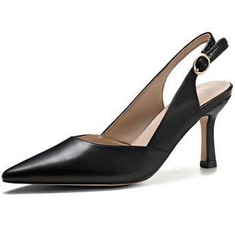 Women Chic Kitten Heel Pumps