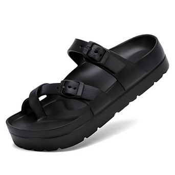 Women's Buckle Slide Sandals