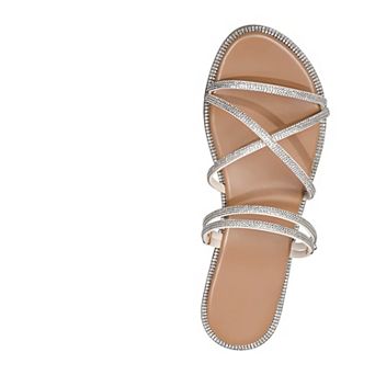 Women's Sparkle Flat Sandals