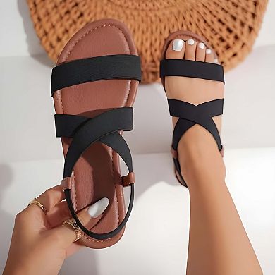 Women's Elastic Strap Sandals