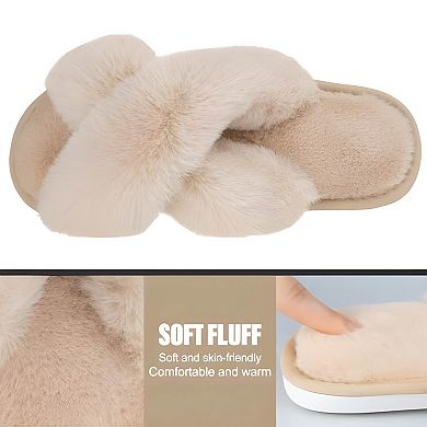 Cross Strap Comfort Slippers