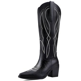 Western Knee High Boots for Women