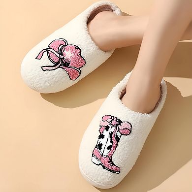 Plush Indoor Outdoor Slippers
