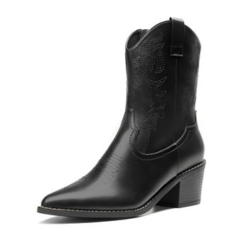 Stitched Western Style Boots