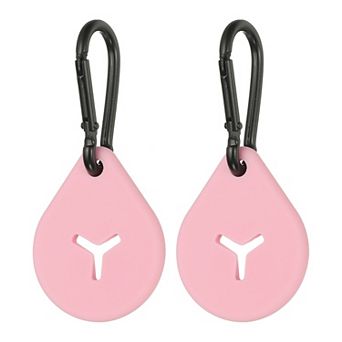 2 pc Silicone Dog Poop Bag Clip Holder, Hands-Free Lightweight Dispenser for Leash & Carrier