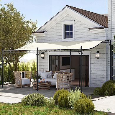 Outsunny 10' x 16' Outdoor Pergola Canopy, Metal Patio Canopy,