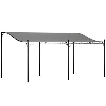 Outsunny 10' x 16' Outdoor Pergola Canopy, Metal Patio Canopy,