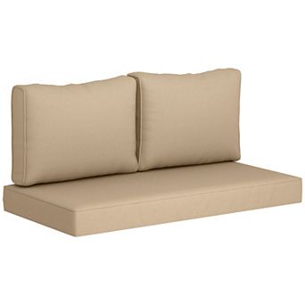 Outsunny 5 in Patio Furniture Cushions Outdoor Loveseat Cushions