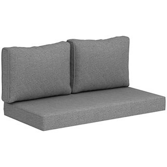 Outsunny 5 in Patio Furniture Cushions Outdoor Loveseat Cushions