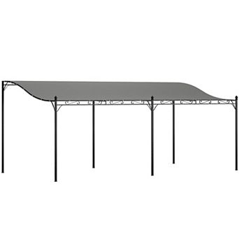 Outsunny 10' x 20' Outdoor Pergola Canopy, Metal Patio Canopy,