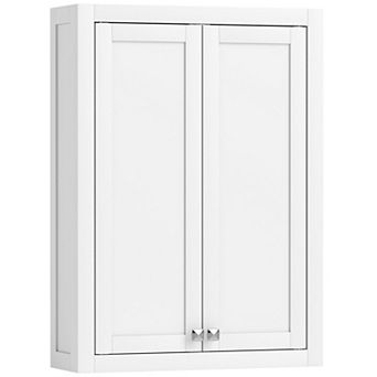 HOMCOM Bathroom Wall Cabinet Medicine Cabinet with Adjustable Shelves