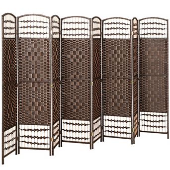 HOMCOM 8 Panel Room Divider, Folding Screen, 5.6',