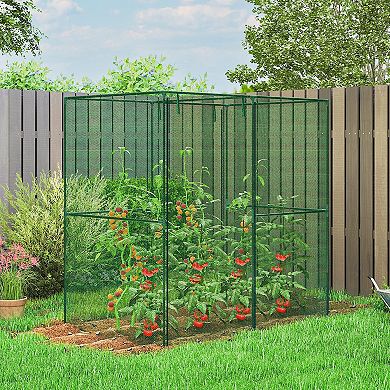 Outsunny 6ft x 4' x 6' Crop Cage, Plant Protection Tent